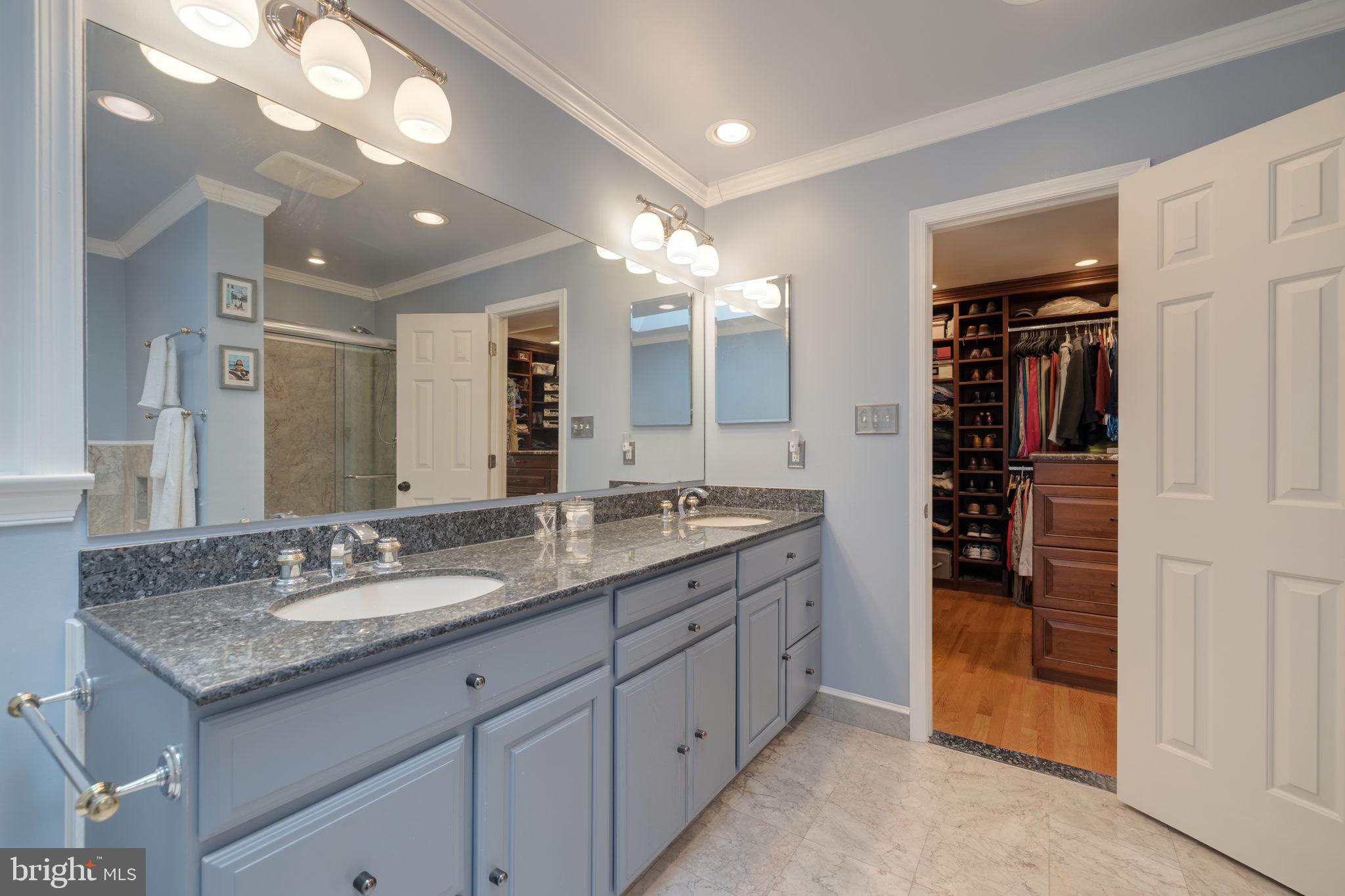 7736 Huntsman Boulevard Springfield, VA 22153 - Photo 40 of 70 M BA w/ double sinks, skylt, sep tub & shower
