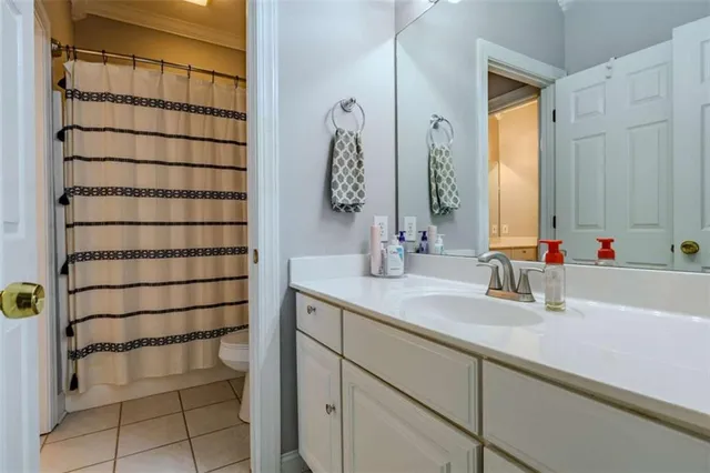 a view of a patio with couches and a potted plant on a table