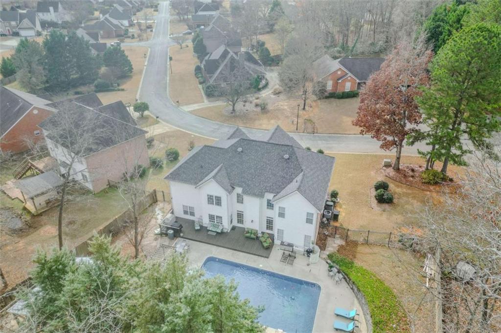 26 Saddlebrook Drive Rome, GA 30161 - Photo 9 of 63 an aerial view of residential houses with outdoor space
