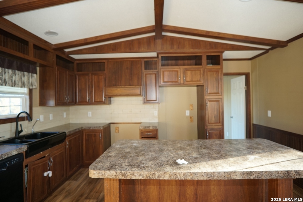625 Pr 1517 Bandera, TX 78003 - Photo 13 of 18 a kitchen with kitchen island sink and granite counter top