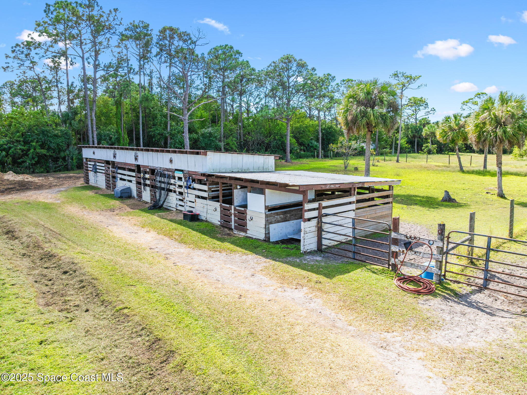 4505 Eldorado Way Melbourne, FL 32934 - Photo 6 of 78 a view of a swimming pool with a patio and a yard
