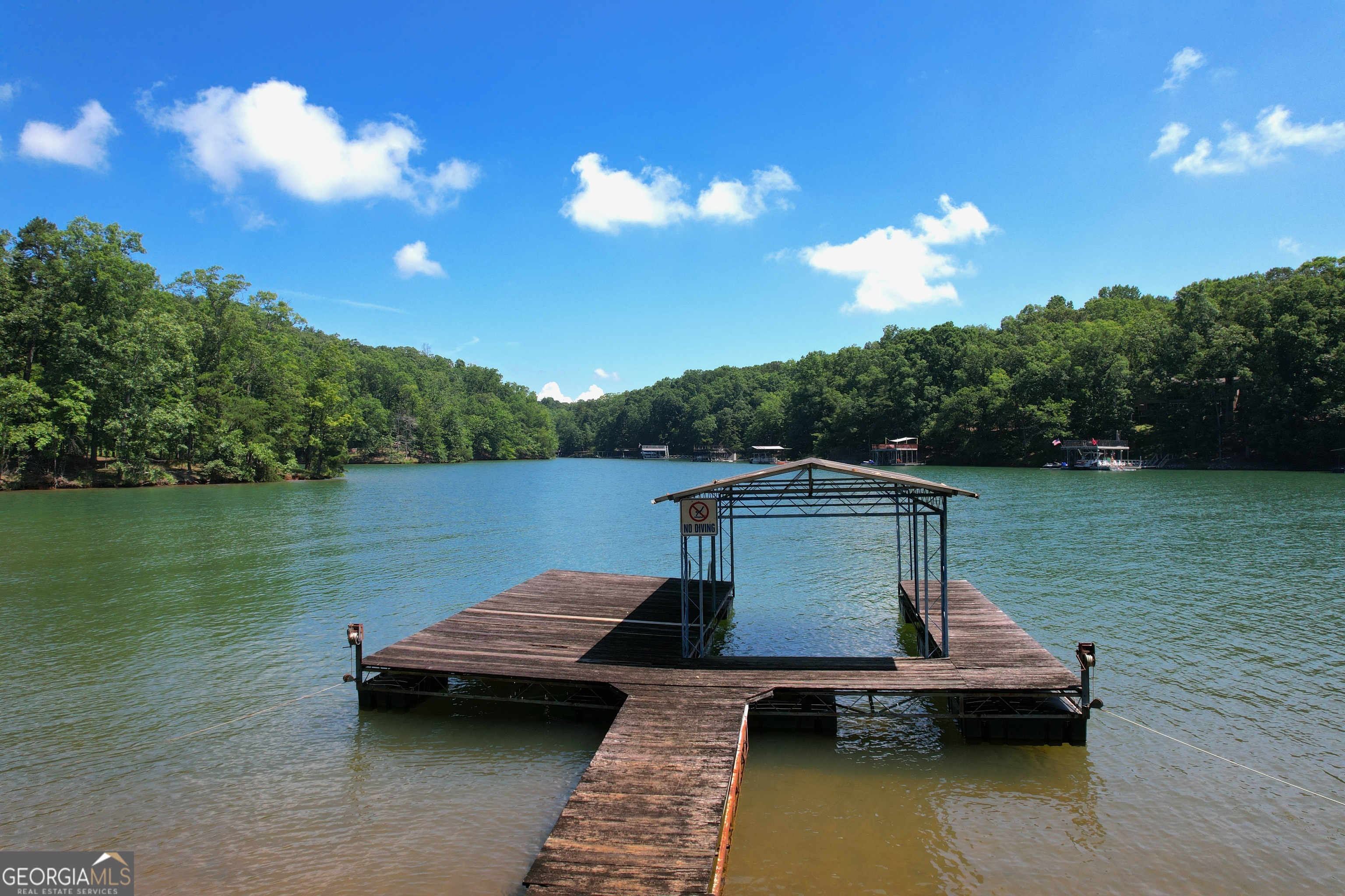 3475 Cook Road Gainesville, GA 30506 - Photo 20 of 29 a view of a lake with a deck