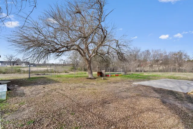 a view of a lake in middle of the town