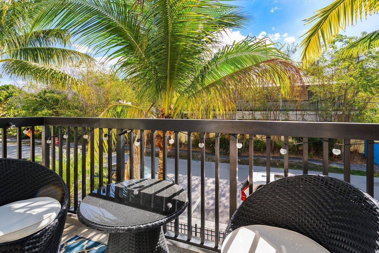 110 Southwest 1st Avenue Delray Beach, FL 33444 - Photo 19 of 48 East-facing balcony on main living floor