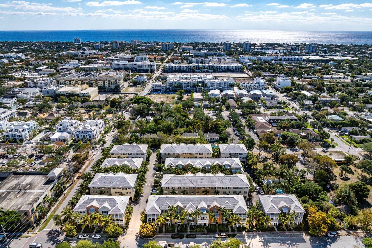 110 Southwest 1st Avenue Delray Beach, FL 33444 - Photo 40 of 48 Ocean nearby- Aerial east view