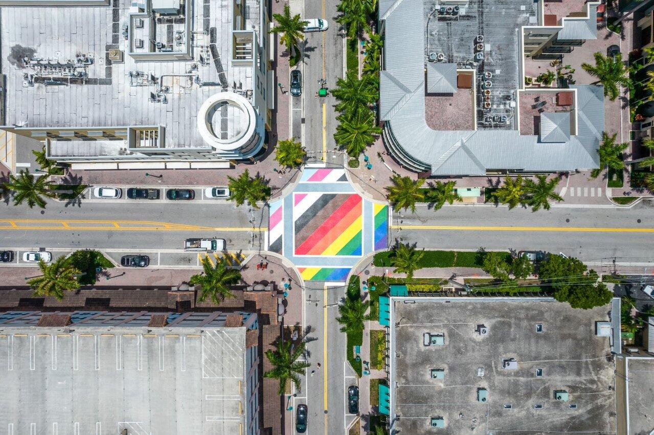 110 Southwest 1st Avenue Delray Beach, FL 33444 - Photo 44 of 48 Aerial view of Delray's art circle
