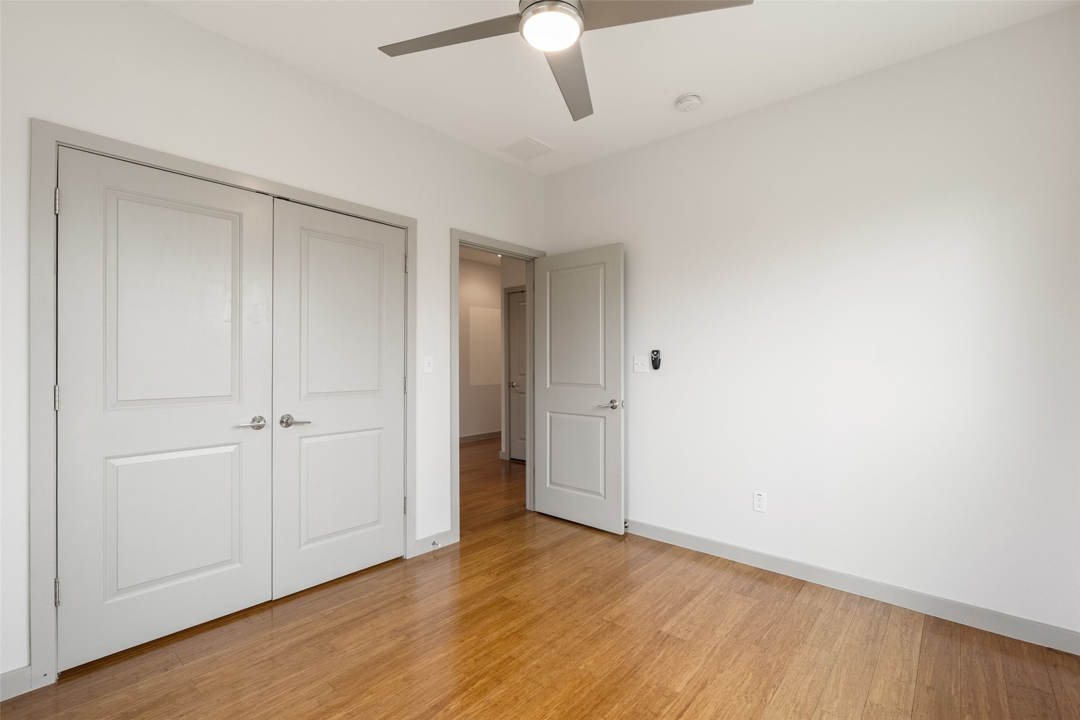 2805 Sol Wilson Avenue, Unit B Austin, TX 78702 - Photo 17 of 34 Second bedroom at the top of the stairs.