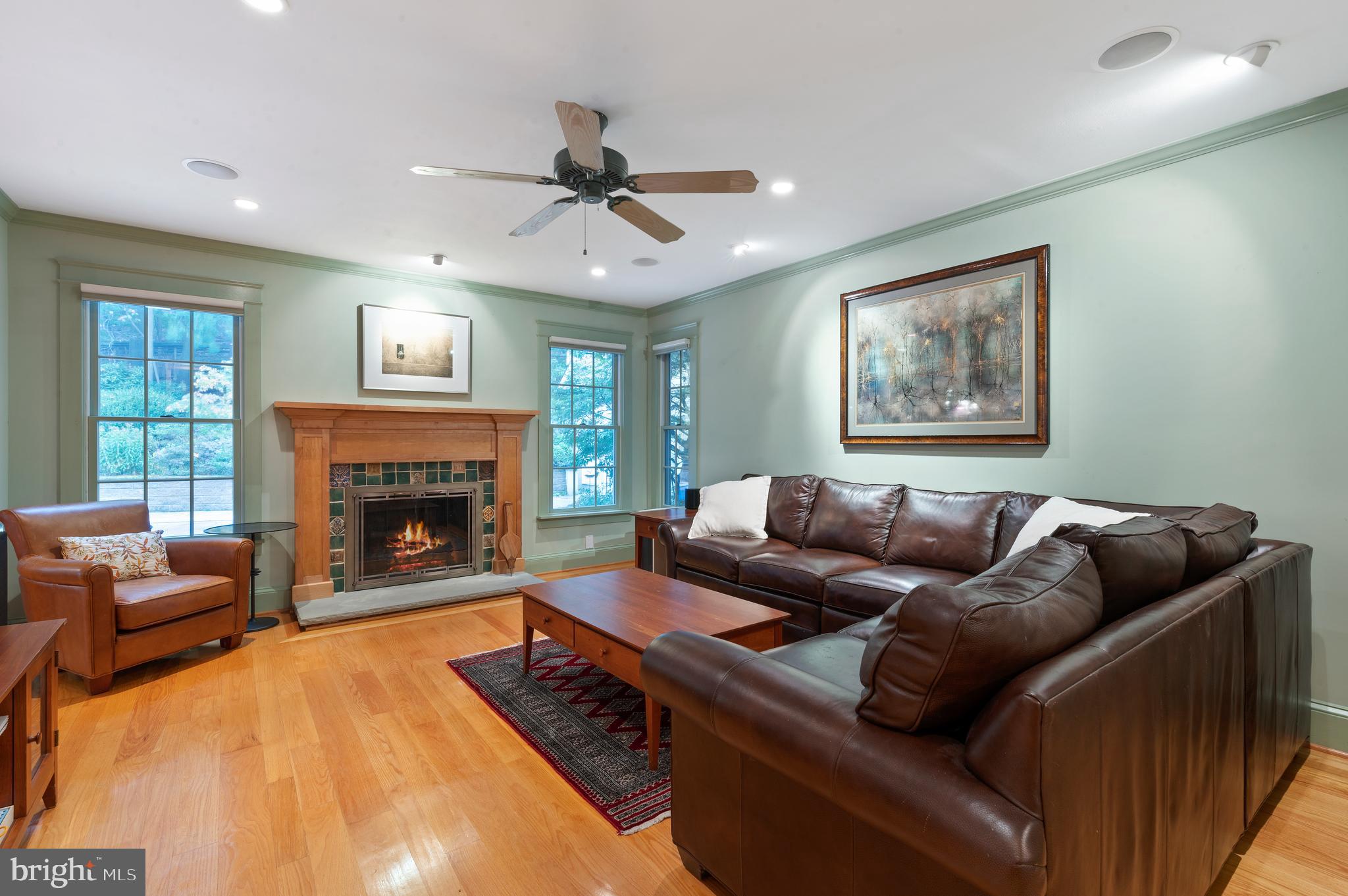 850 Hollow Road Wayne, PA 19087 - Photo 12 of 37 a living room with furniture and a fireplace