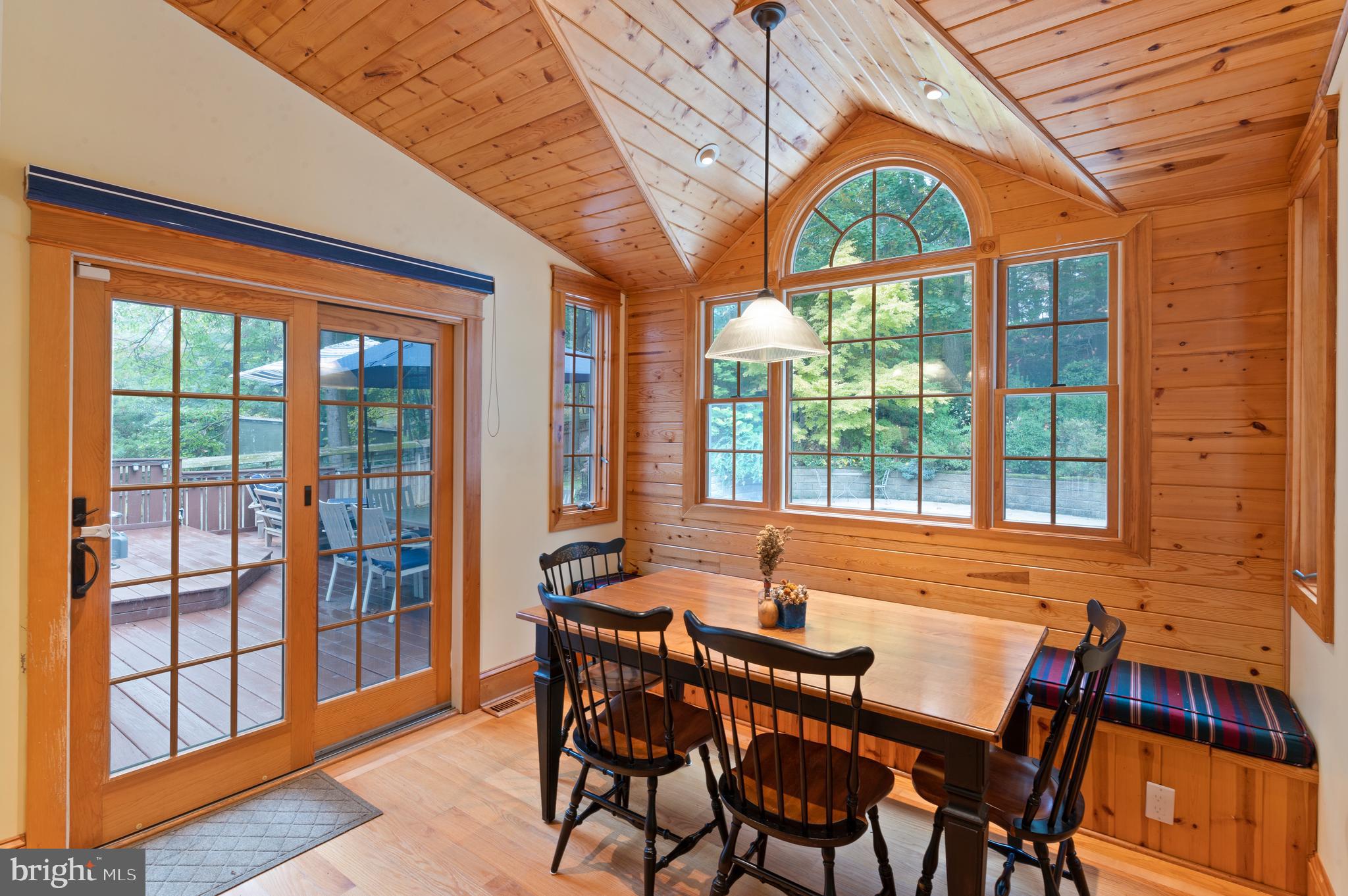 850 Hollow Road Wayne, PA 19087 - Photo 13 of 37 a dining room with furniture a chandelier and wooden floor