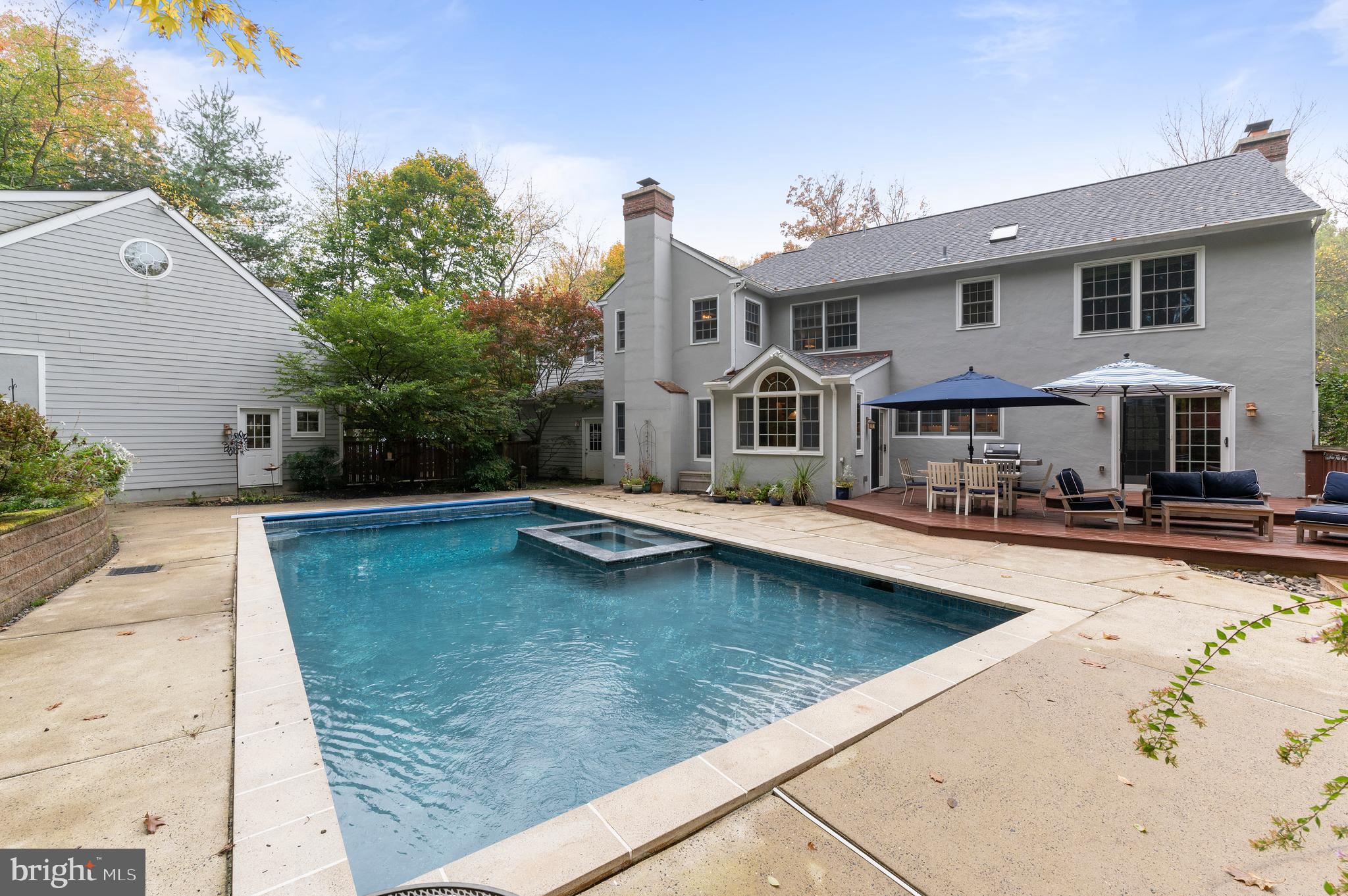 850 Hollow Road Wayne, PA 19087 - Photo 31 of 37 a view of swimming pool with outdoor seating