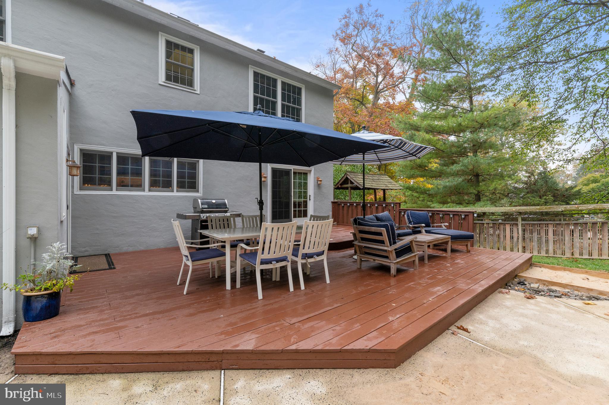 850 Hollow Road Wayne, PA 19087 - Photo 35 of 37 a view of a house with backyard and sitting area