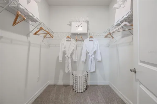 a view of walk in closet
