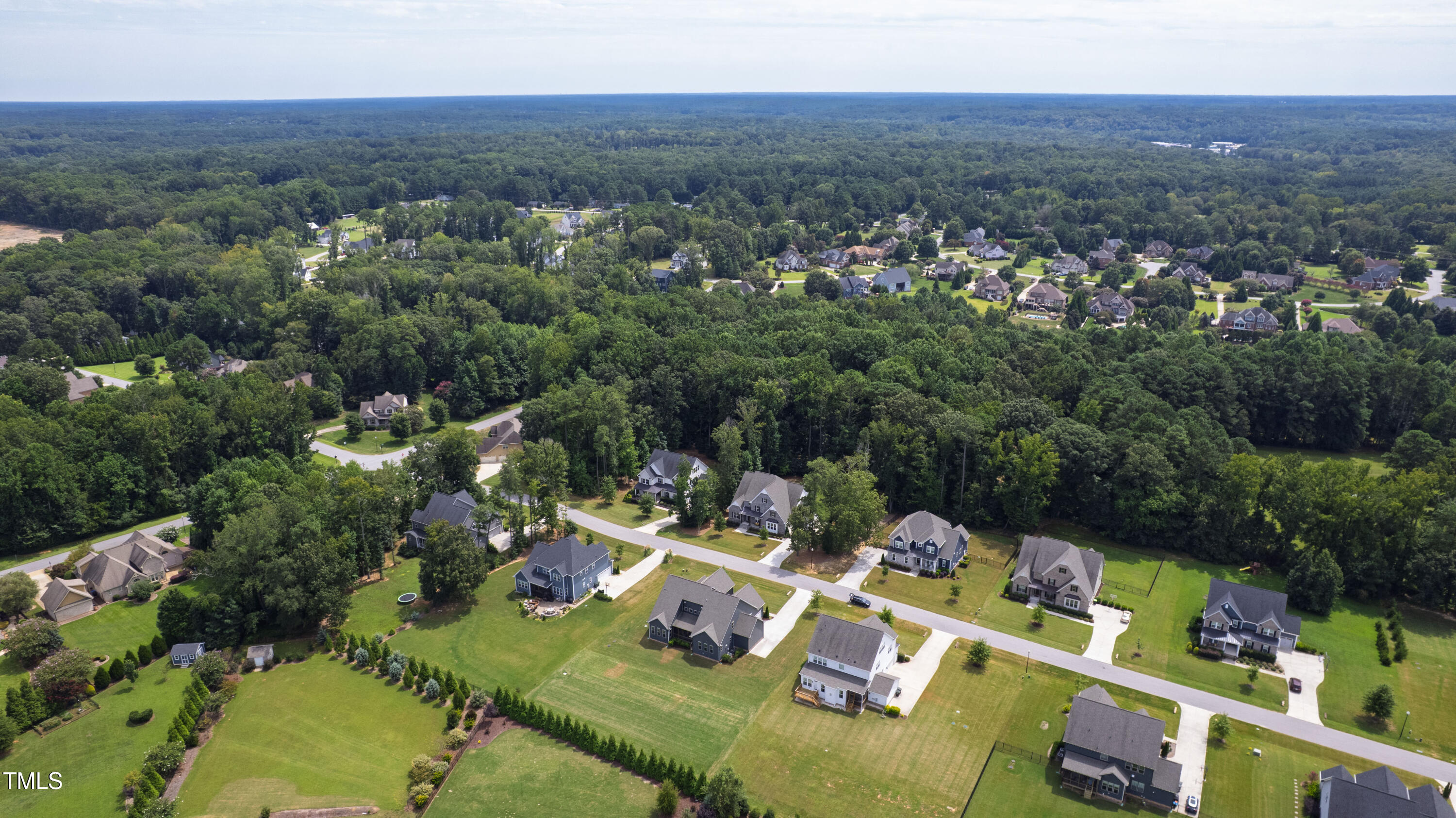 4212 Banks Stone Drive Raleigh, NC 27603 - Photo 62 of 69 an aerial view of a house with a yard