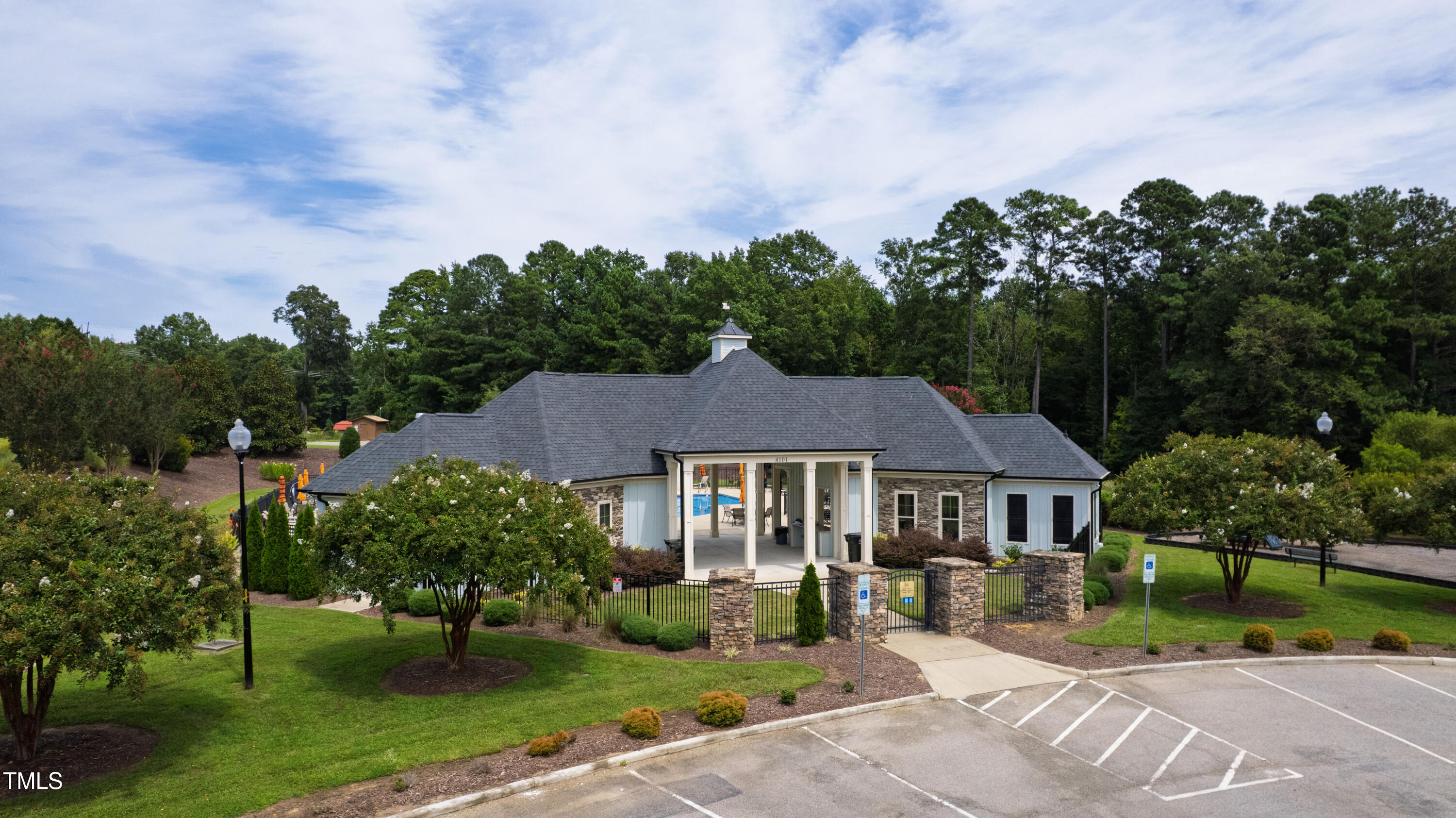 4212 Banks Stone Drive Raleigh, NC 27603 - Photo 65 of 69 a front view of a house with garden