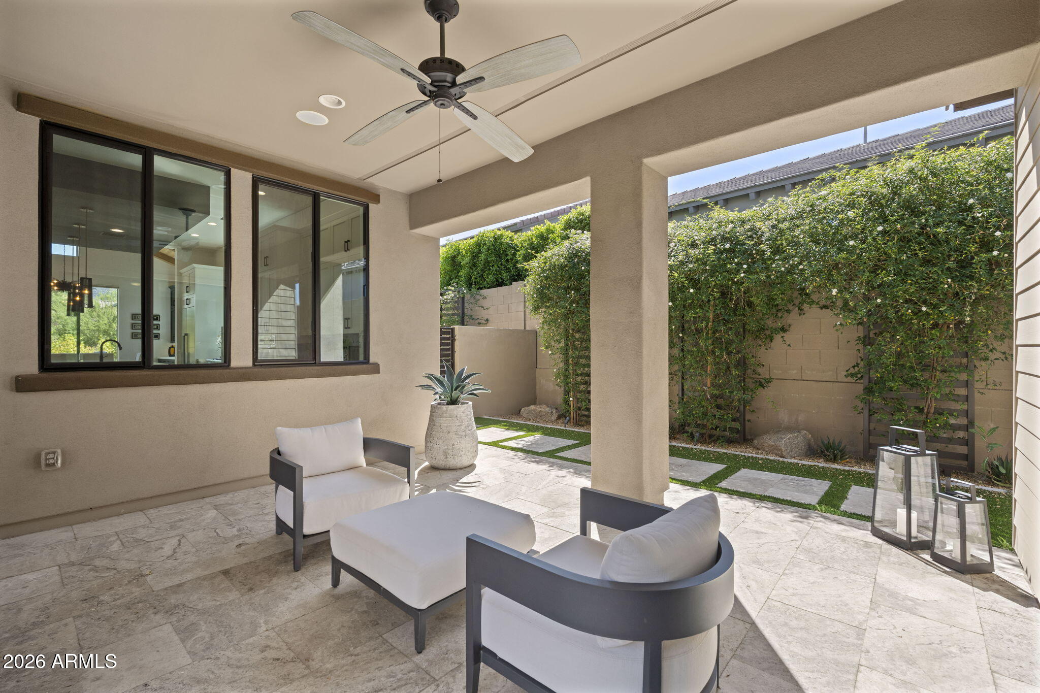 13267 East Ranch Gate Road Scottsdale, AZ 85255 - Photo 11 of 84 a living room with furniture and a large window