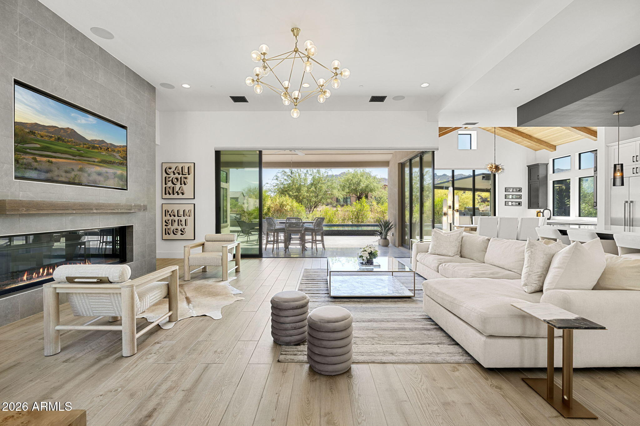 13267 East Ranch Gate Road Scottsdale, AZ 85255 - Photo 16 of 84 a living room with furniture and a large window
