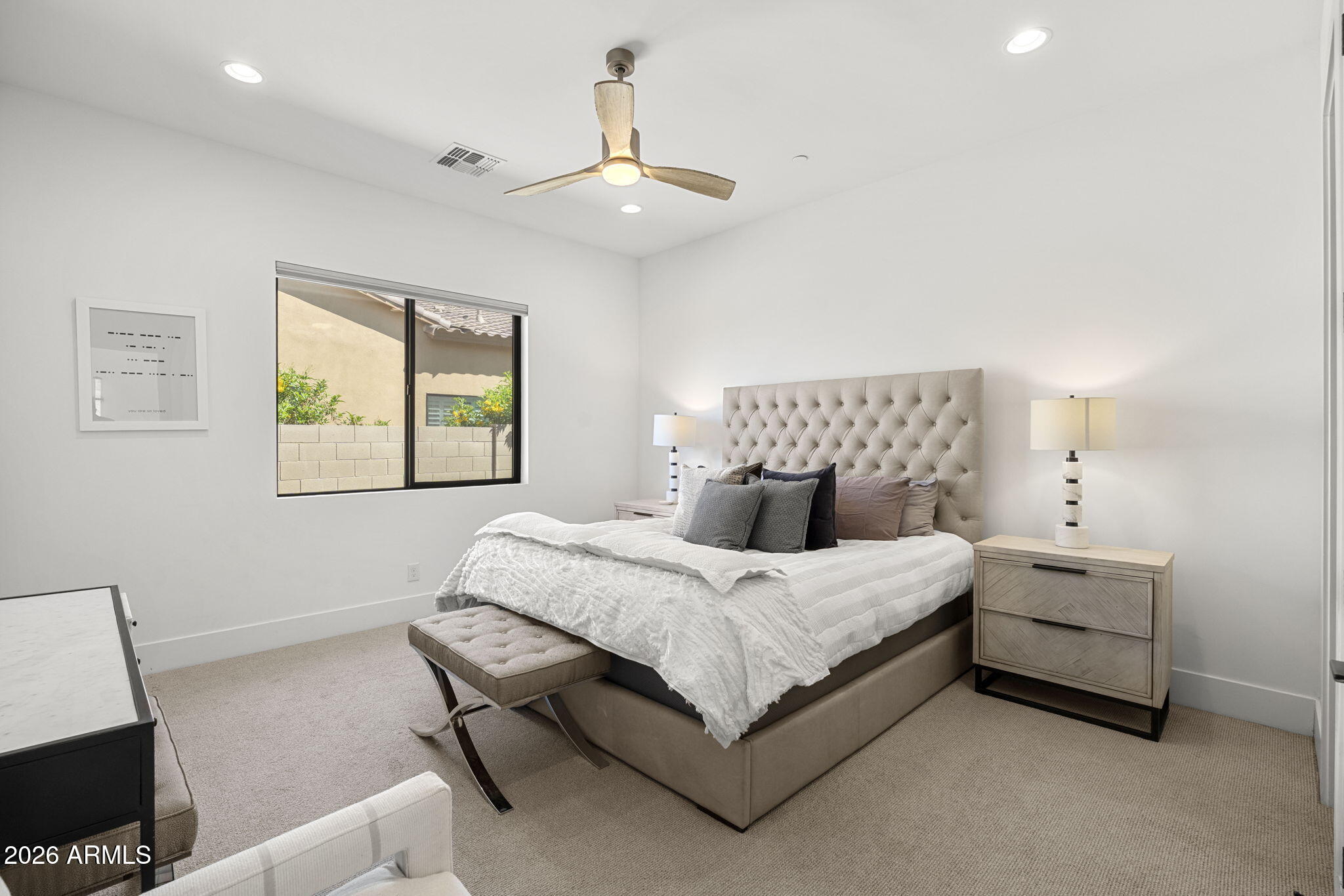 13267 East Ranch Gate Road Scottsdale, AZ 85255 - Photo 46 of 84 a bedroom with a bed and a table