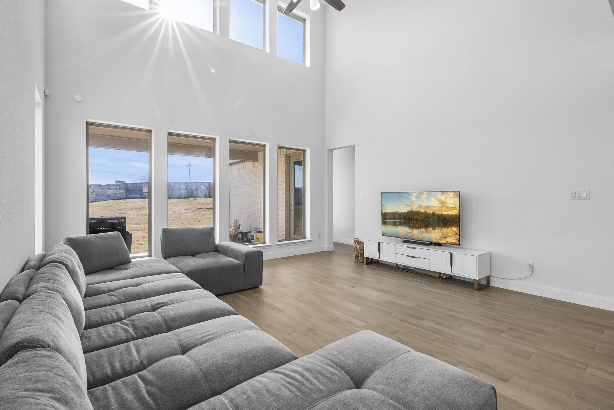 200 Marvins Bend Georgetown, TX 78626 - Photo 8 of 38 a living room with furniture and a flat screen tv