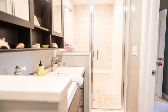 a bathroom with a sink and a toilet