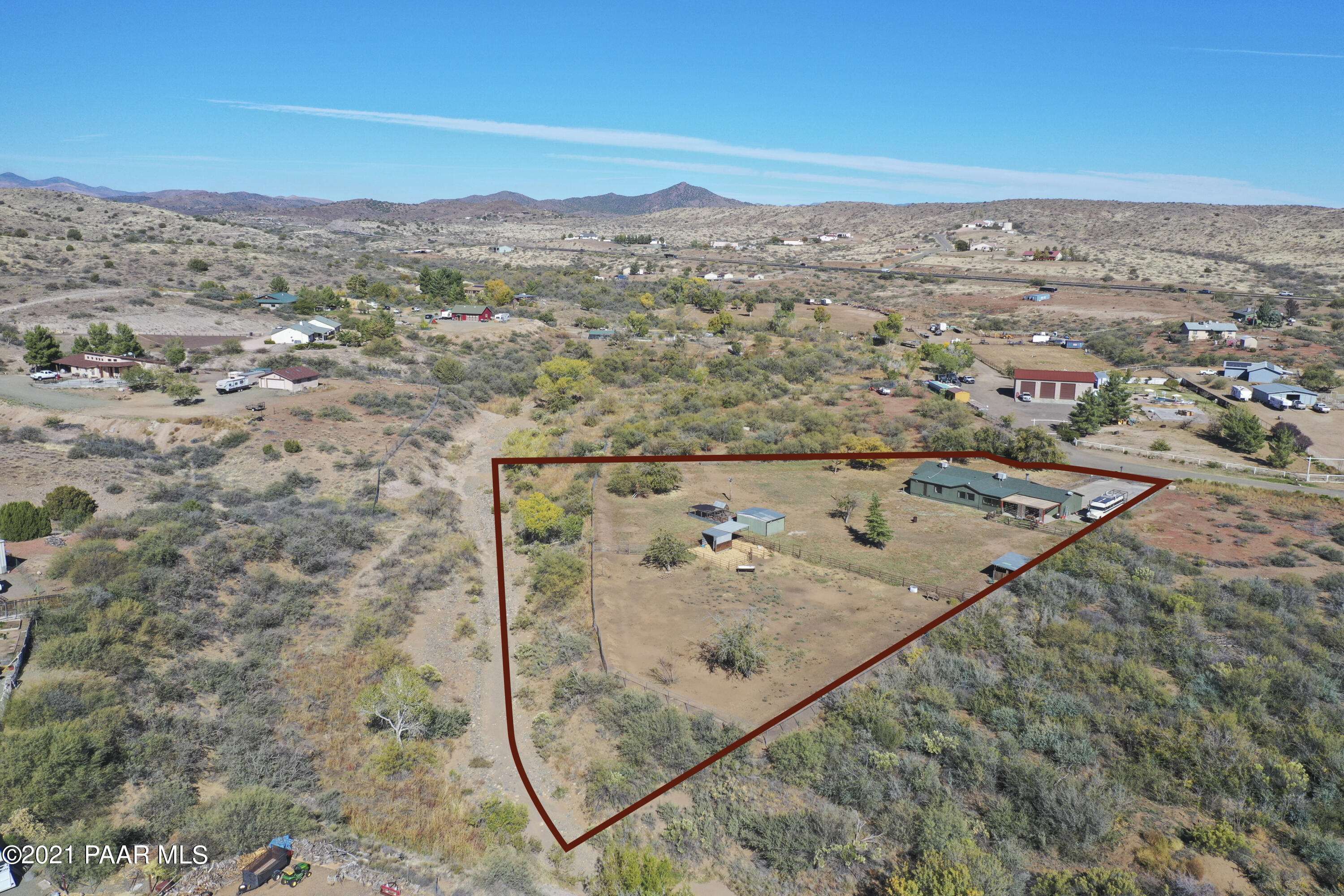 16925 East Roadrunner Road Spring Valley, AZ 86333 - Photo 3 of 58 Aerial Overview 4