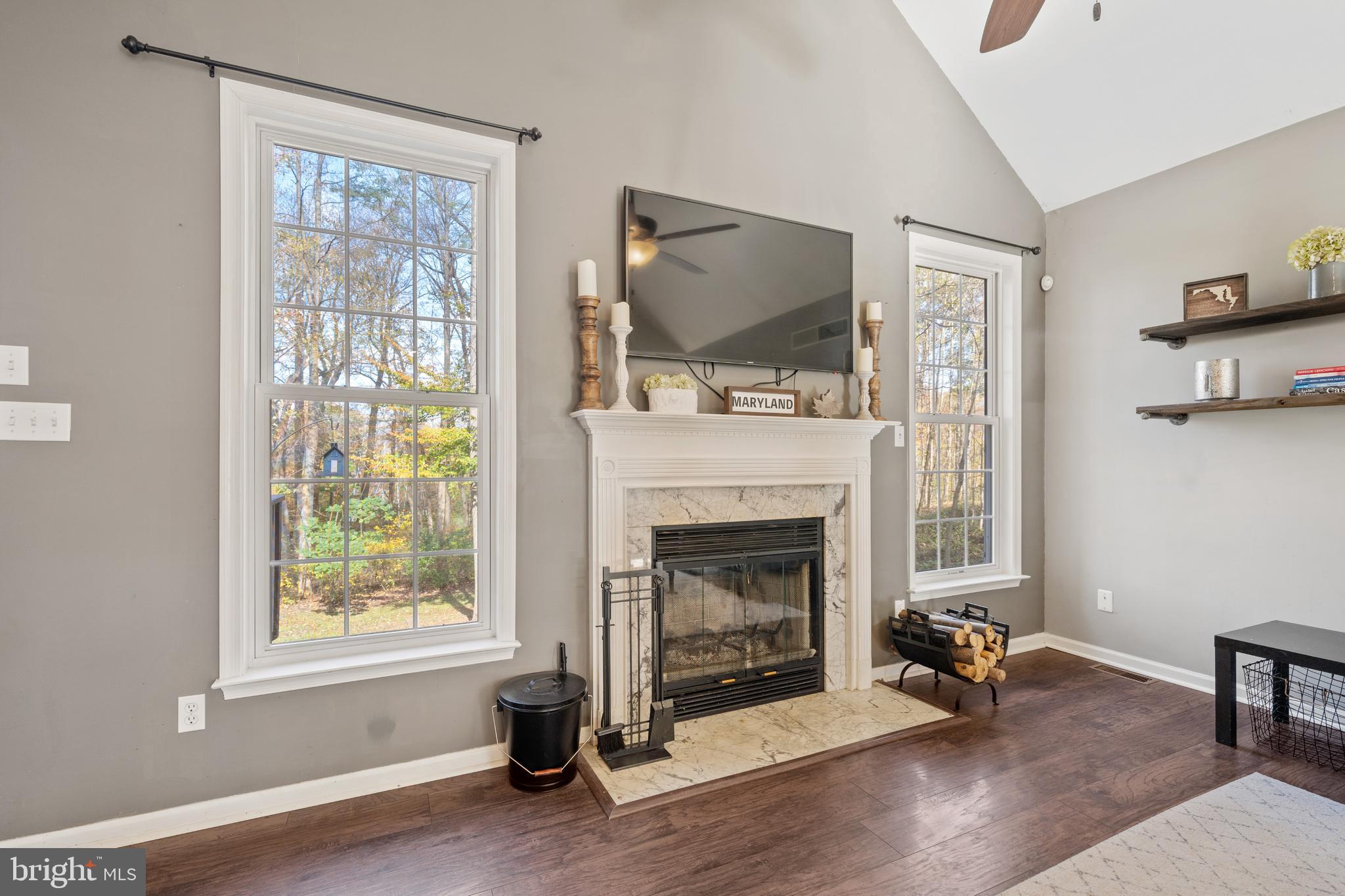 15 Warner Woods Road Elkton, MD 21921 - Photo 12 of 58 Wood burning fireplace with marble surround