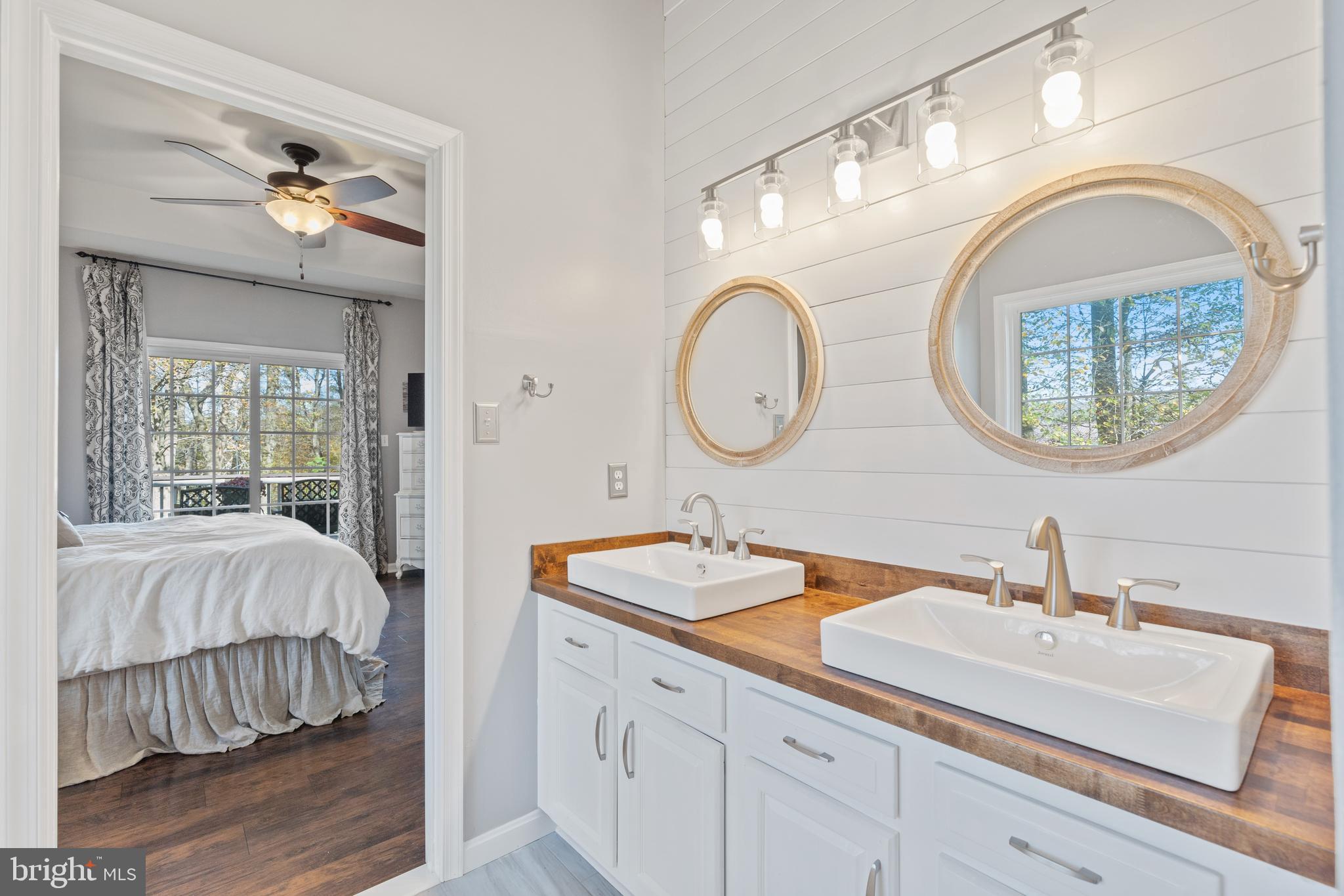 15 Warner Woods Road Elkton, MD 21921 - Photo 24 of 58 Double vanity with vessel sinks & shiplap
