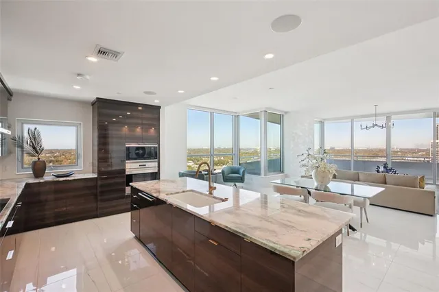 a bathroom with a double vanity sink mirror and double