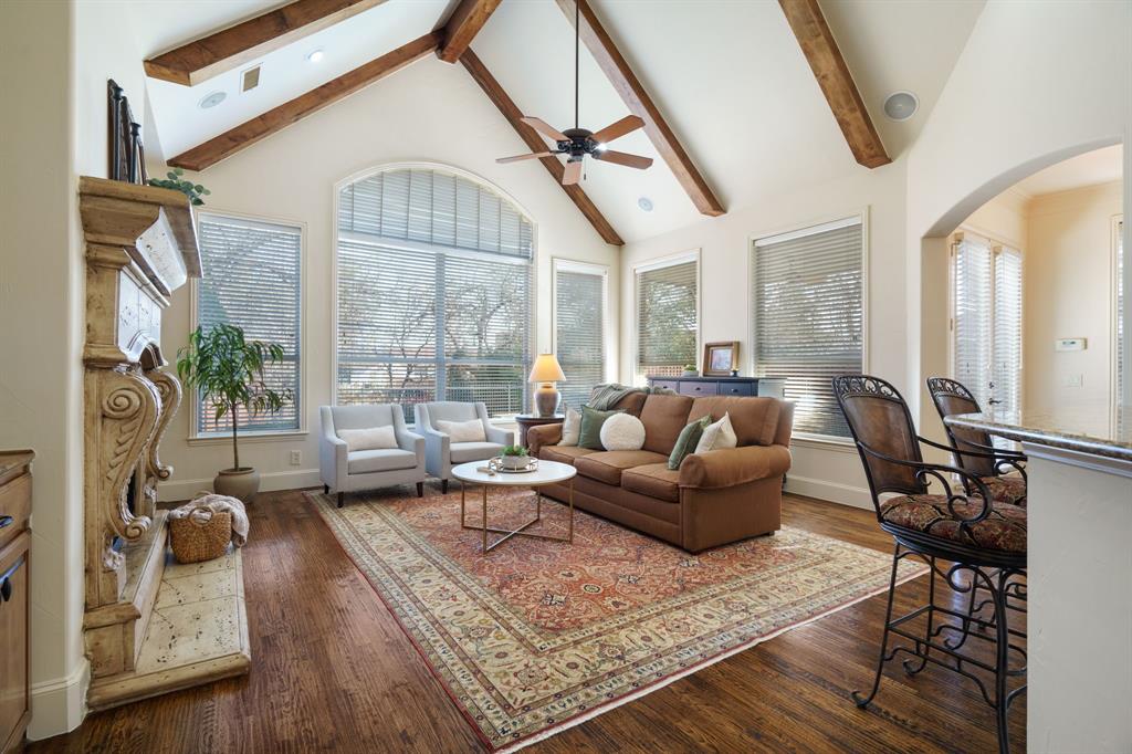 6724 Frankford Road Dallas, TX 75252 - Photo 17 of 40 a living room with furniture and a large window