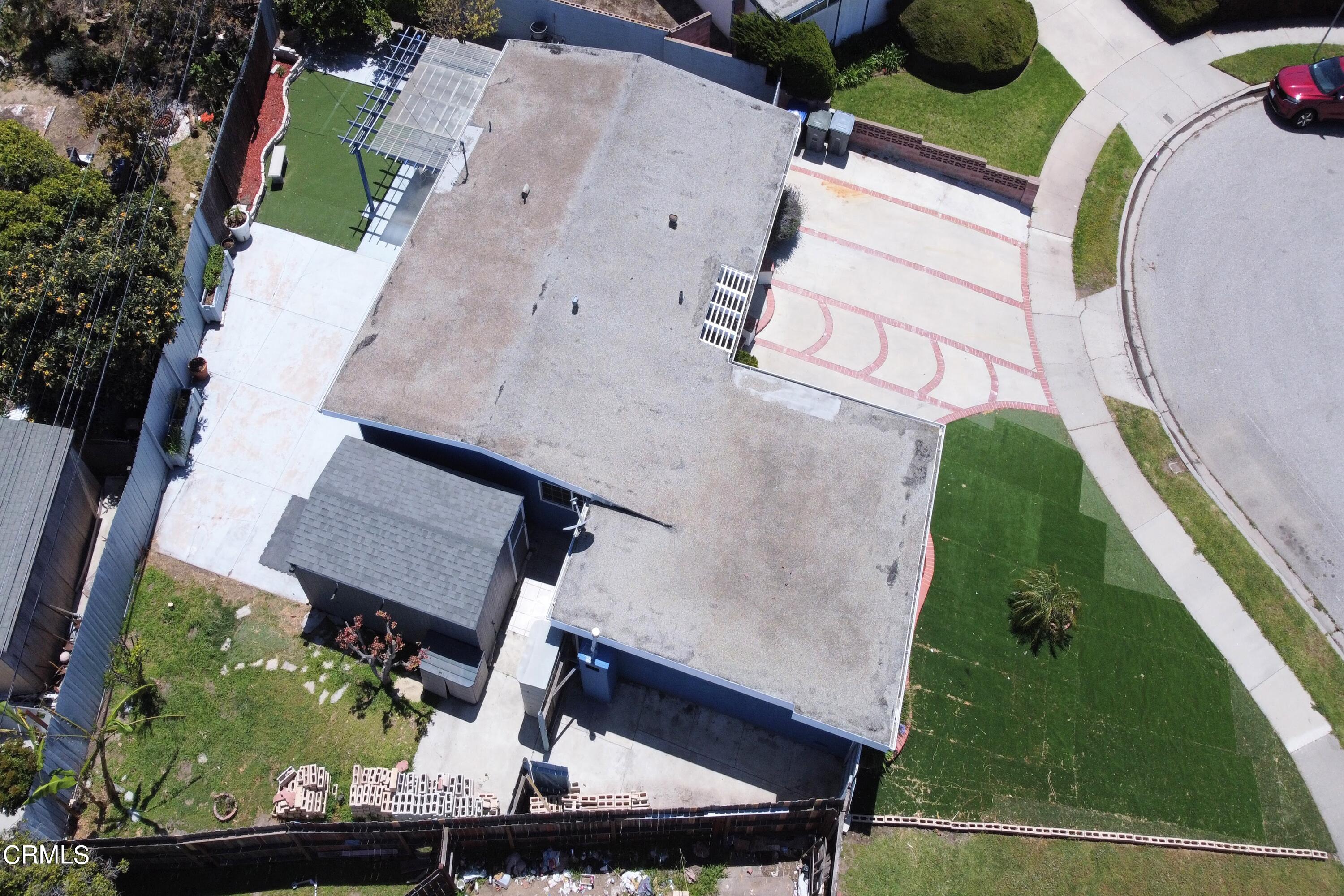 1830 Claremont Drive Oxnard, CA 93035 - Photo 34 of 36 an aerial view of a backyard with outdoor seating