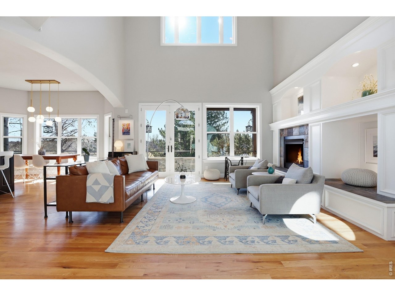 714 Skywalker Point Lafayette, CO 80026 - Photo 5 of 44 Great room with vaulted ceilings, Fireplace and Sun all day!