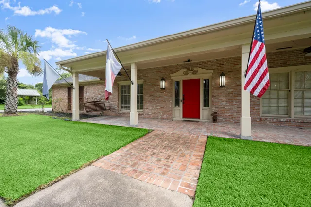 a view of a house with a porch