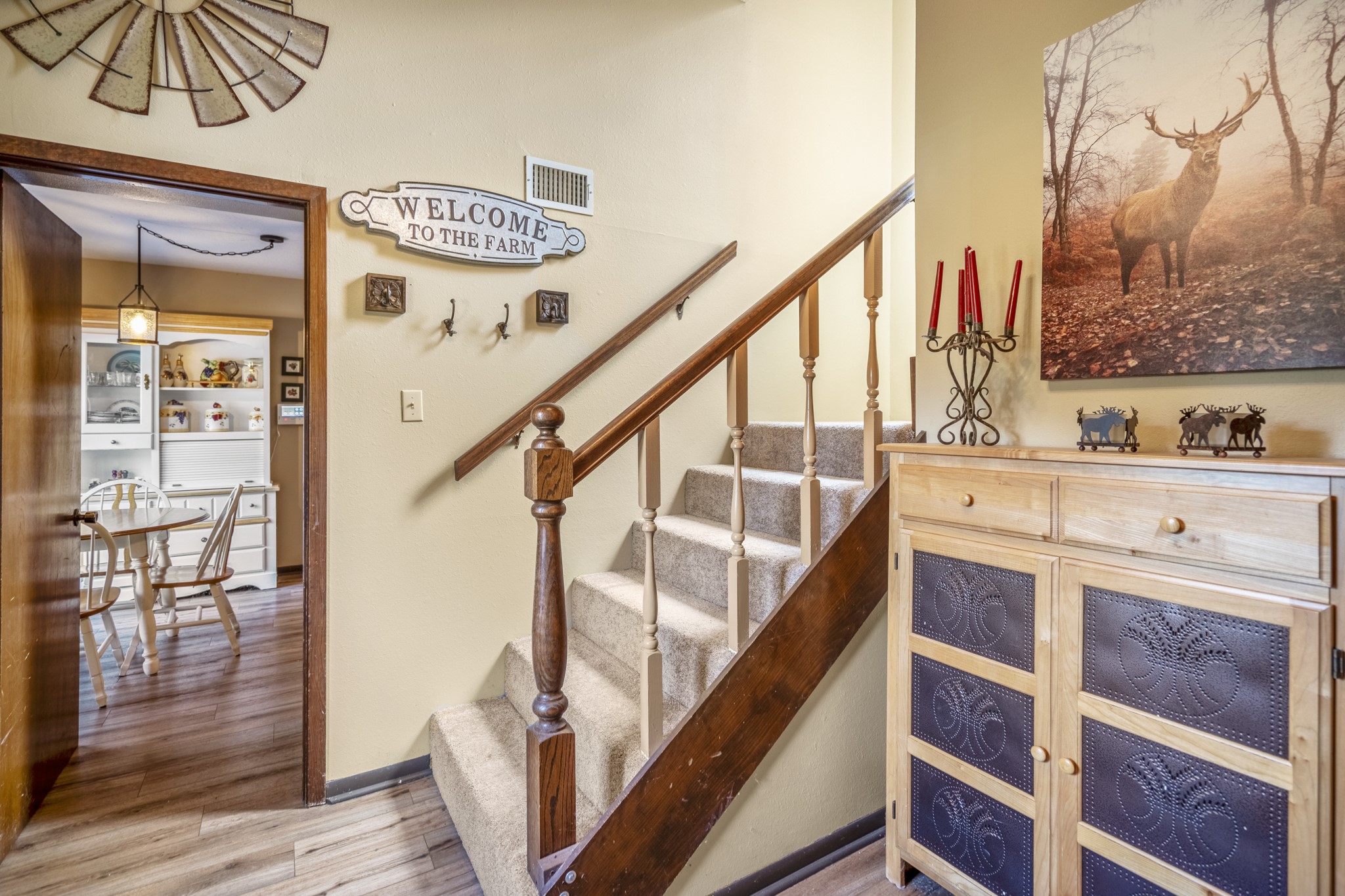 5415 Old Israel Road Livingston, TX 77351 - Photo 27 of 45 The back stairs take you to an extra room over garage. Perfect for additional sleeping space or to use as a game room area.