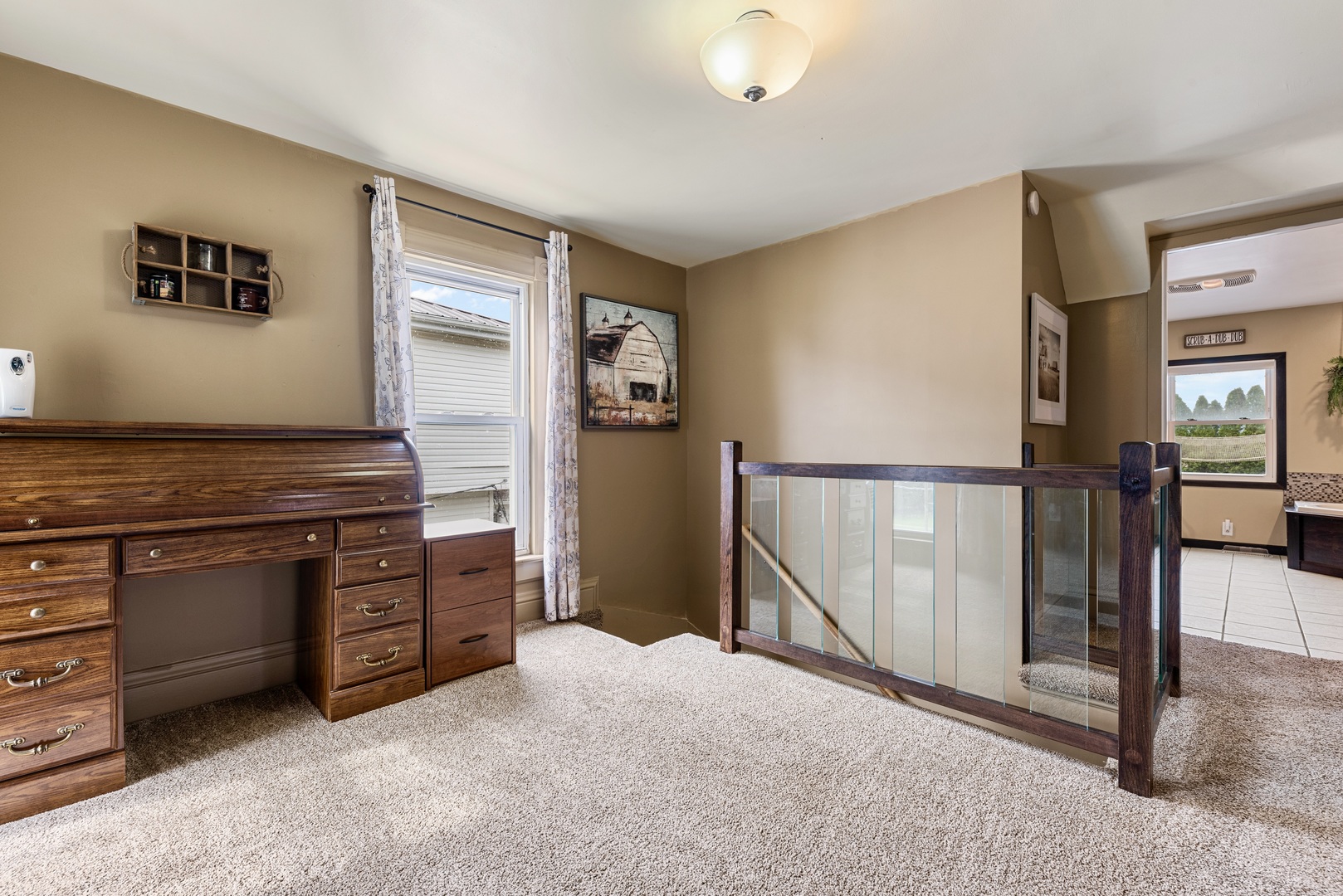 4552 Main Street Irwin, IL 60901 - Photo 17 of 37 a view of a kitchen with furniture and an empty room