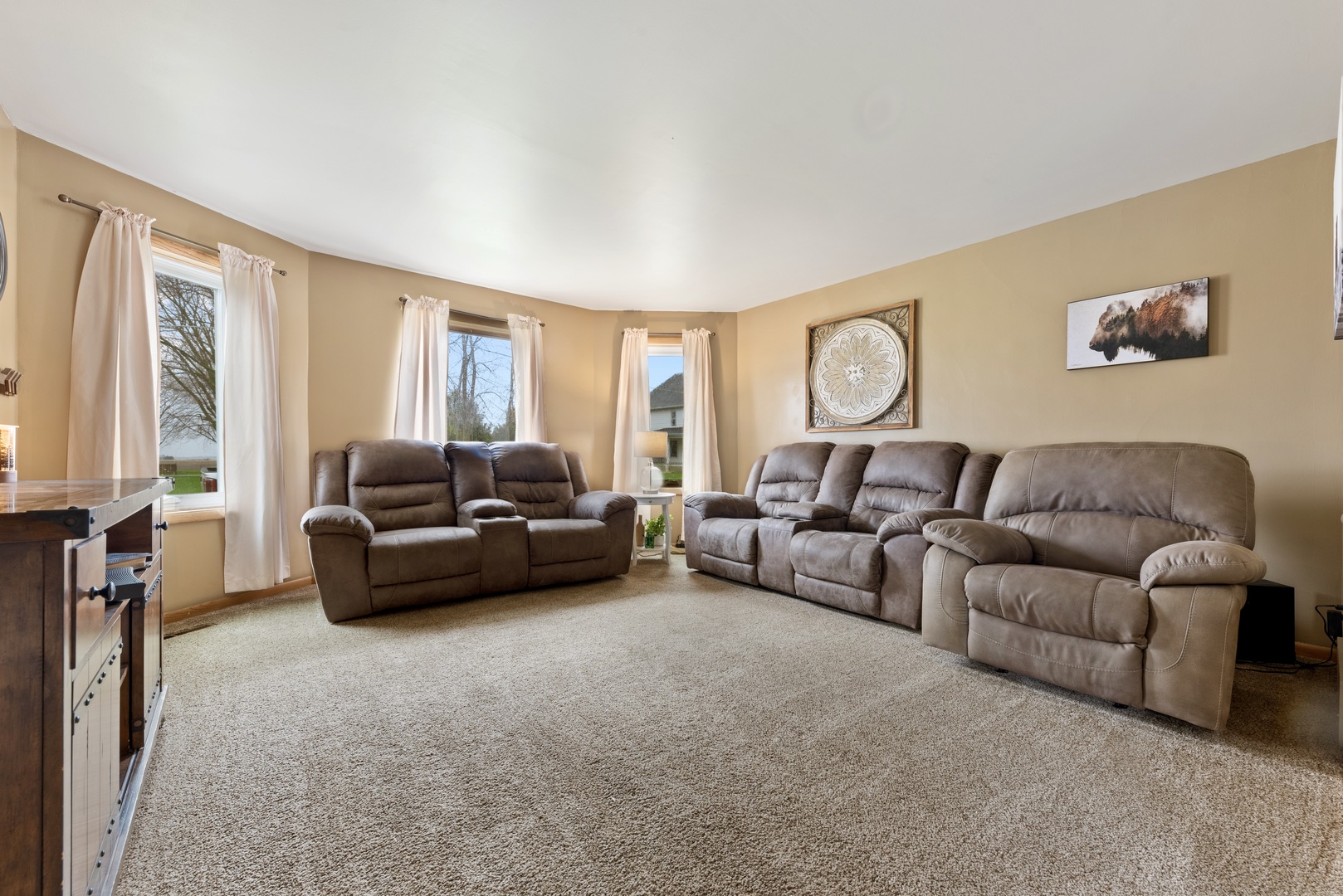 4552 Main Street Irwin, IL 60901 - Photo 4 of 37 a living room with furniture and a large window