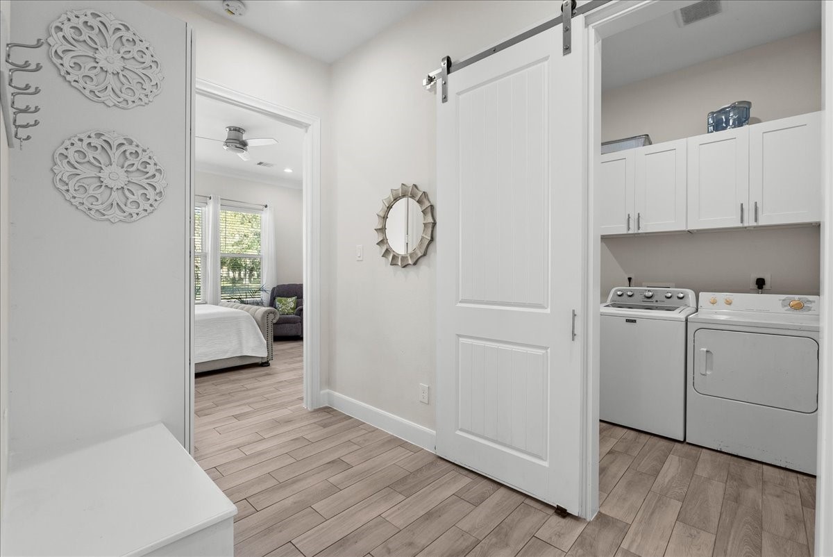 3706 Tower Road Santa Fe, TX 77517 - Photo 43 of 48 a view of utility room and closet