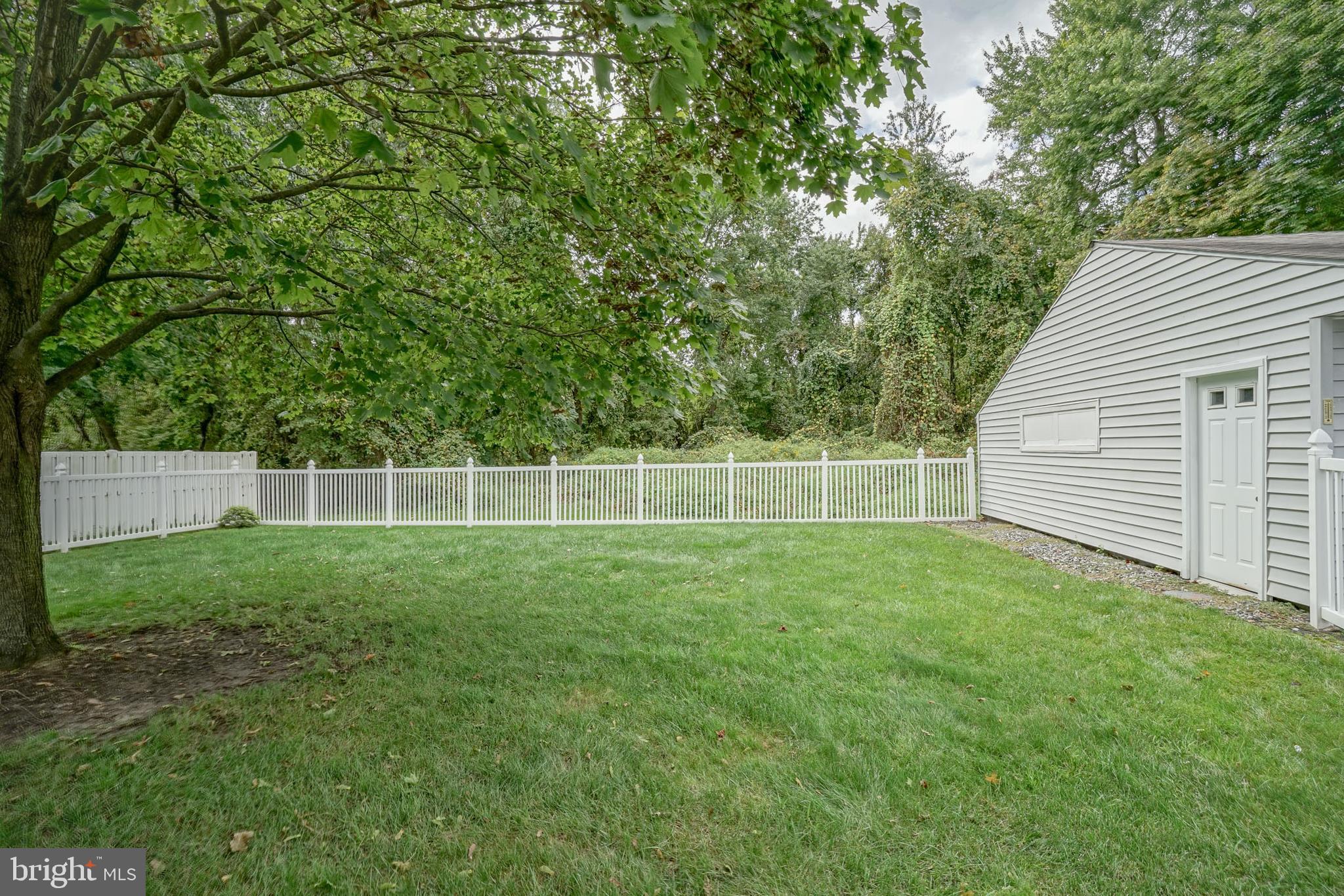 602 Cornell Road Burlington, NJ 08016 - Photo 34 of 35 Fenced Backyard And Entrance to the Gargage