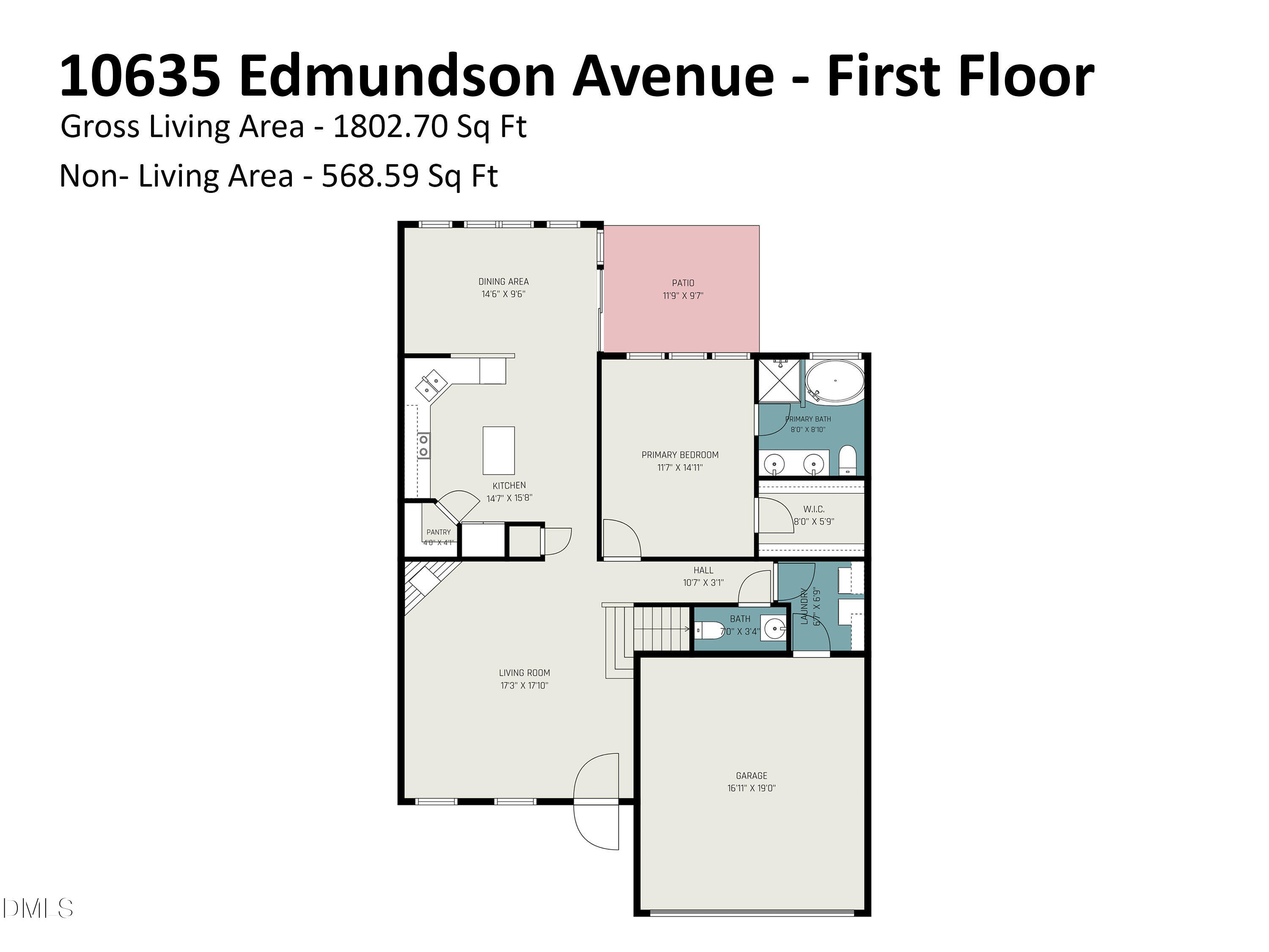 10635 Edmundson Avenue Raleigh, NC 27614 - Photo 43 of 48 10635_Edmundson_Avenue_-_First_Floor