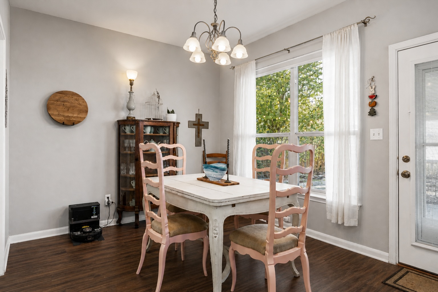 122 Summers Green Georgetown, TX 78633 - Photo 12 of 31 a view of a dining room with furniture window and wooden floor