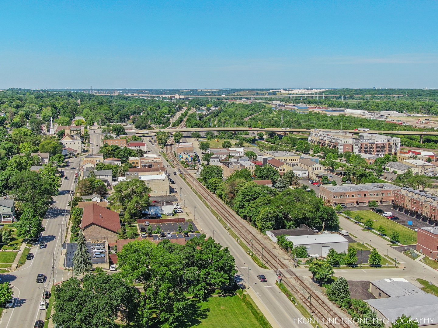 824 State Street Lemont, IL 60439 - Photo 19 of 31 an aerial view of residential building and lake view