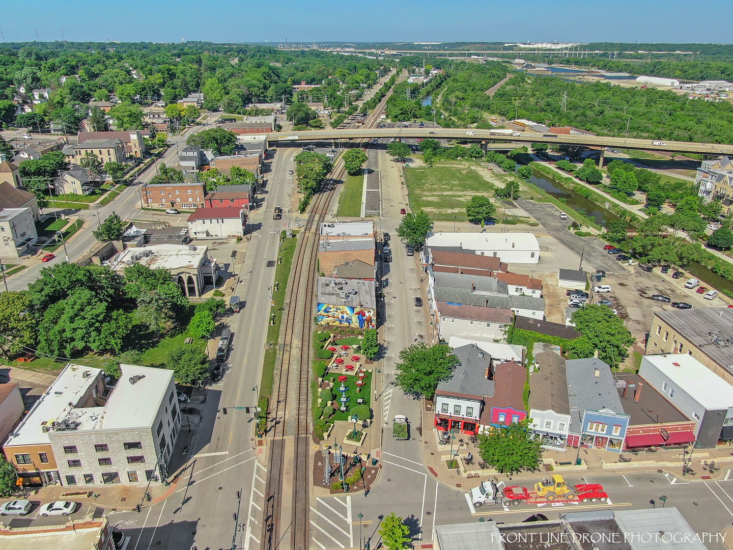 824 State Street Lemont, IL 60439 - Photo 20 of 31 an aerial view of residential houses with outdoor space and street view