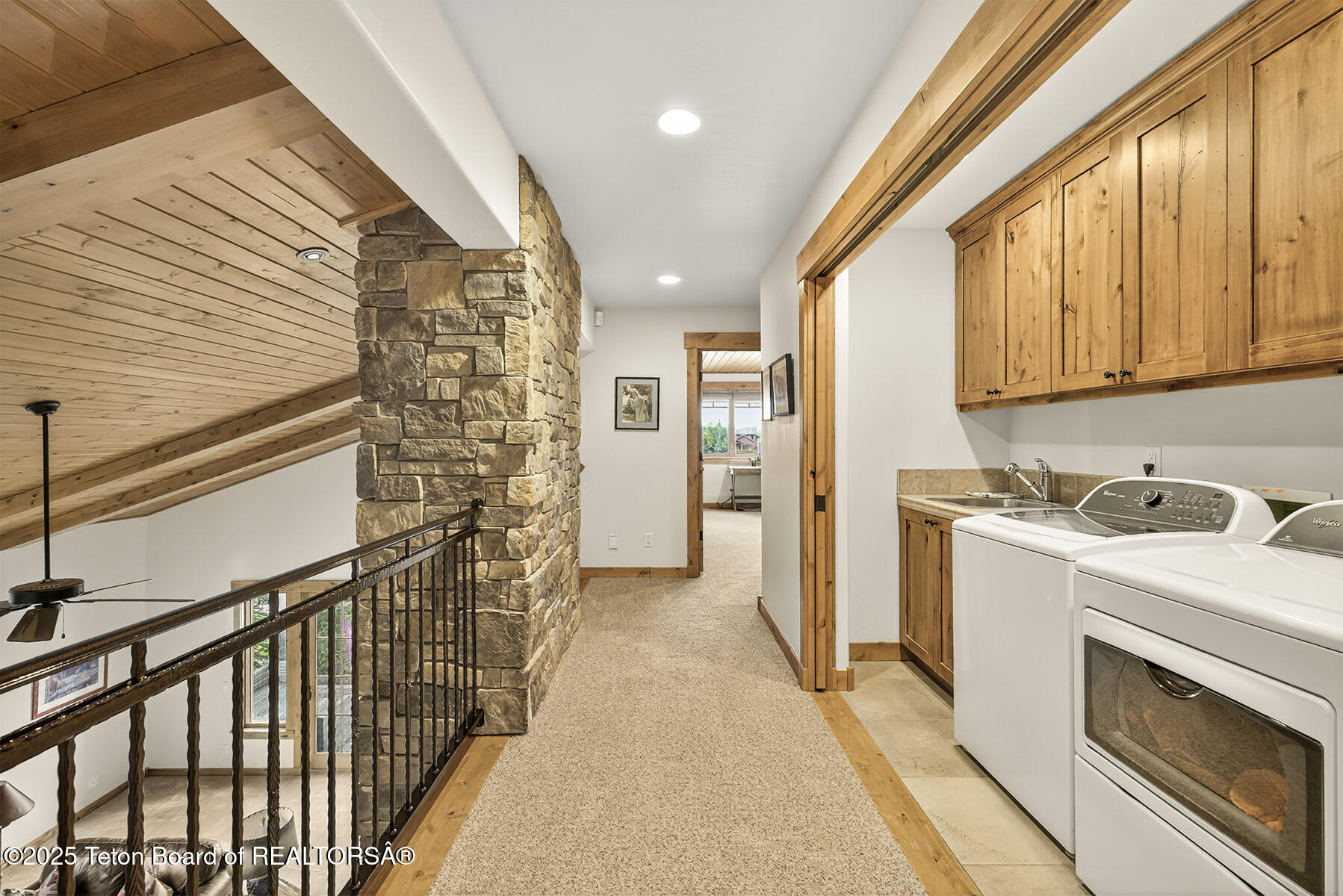 8 Moulton Lane Victor, ID 83455 - Photo 23 of 29 23 Upstairs Hallway and Laundry Room