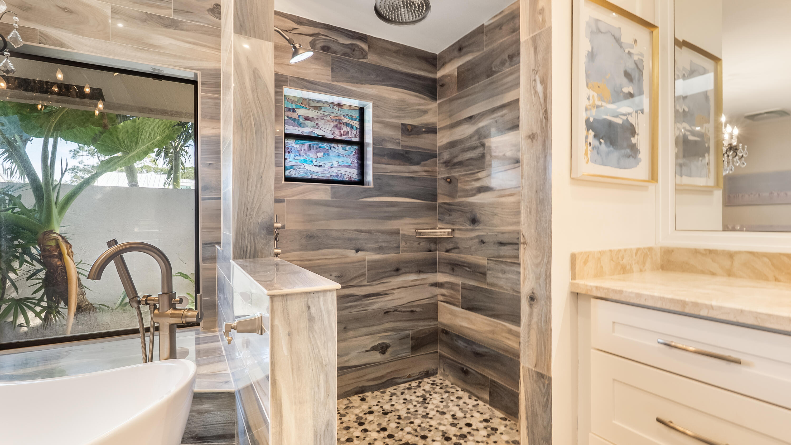 10571 Boca Woods Lane Boca Raton, FL 33428 - Photo 24 of 81 a bathroom with a sink and a mirror