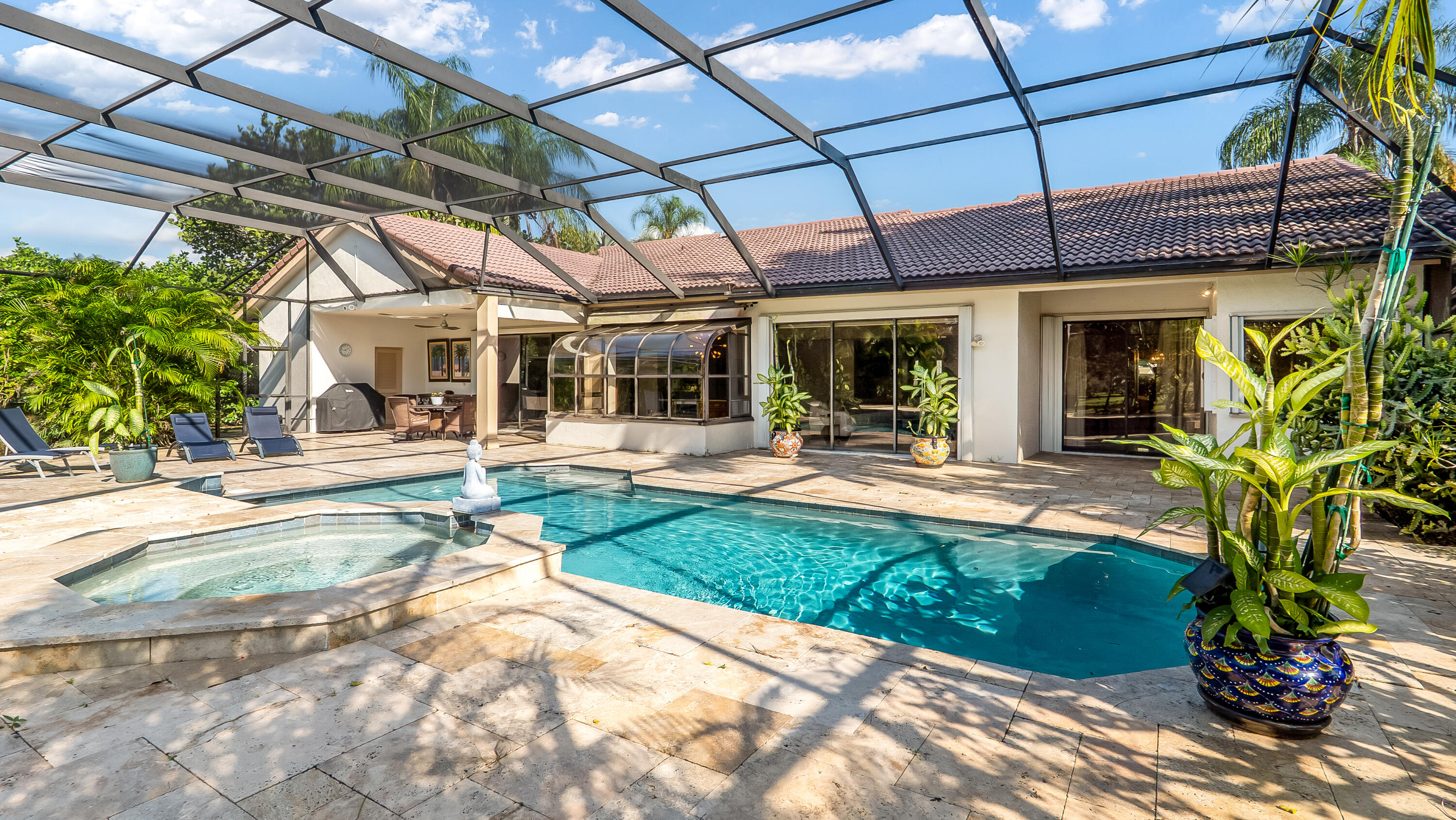 10571 Boca Woods Lane Boca Raton, FL 33428 - Photo 47 of 81 a view of a backyard with a patio