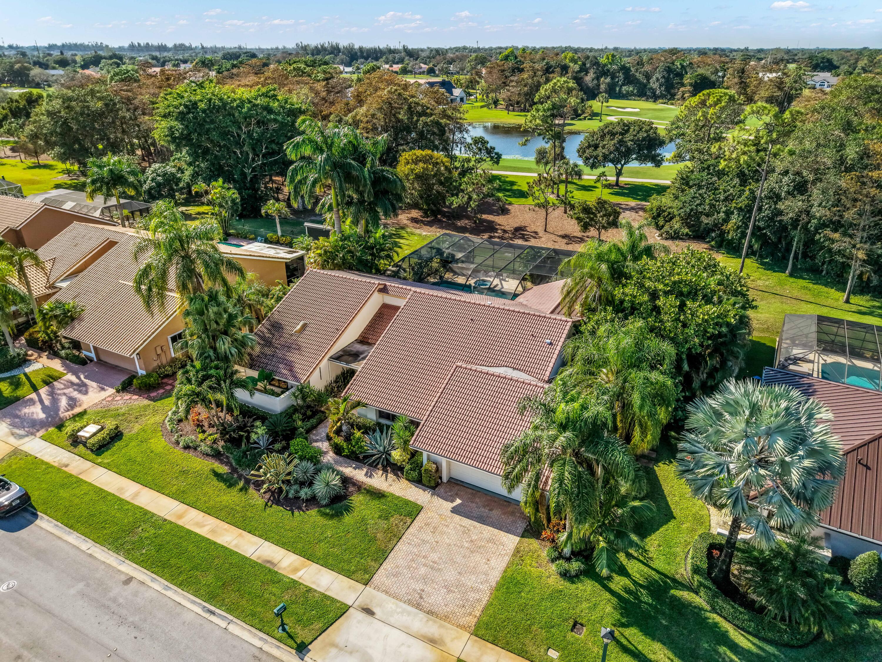 10571 Boca Woods Lane Boca Raton, FL 33428 - Photo 51 of 81 an aerial view of residential house with outdoor space