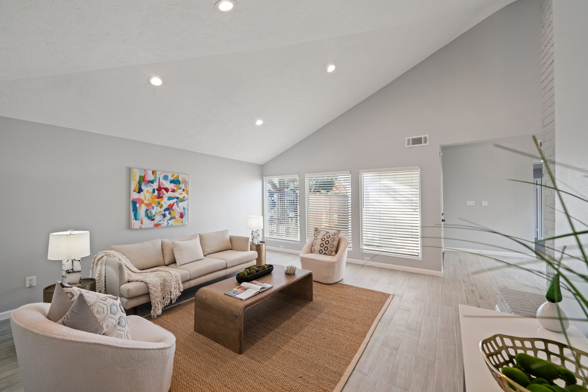 11422 Lakeside Pl Drive Houston, TX 77077 - Photo 9 of 38 a living room with furniture and a large window