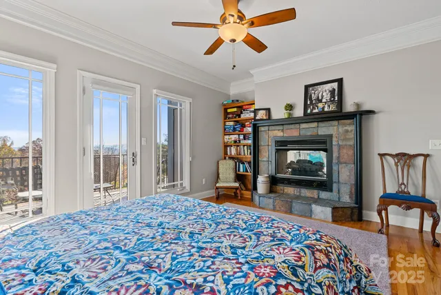 a view of a city from a balcony