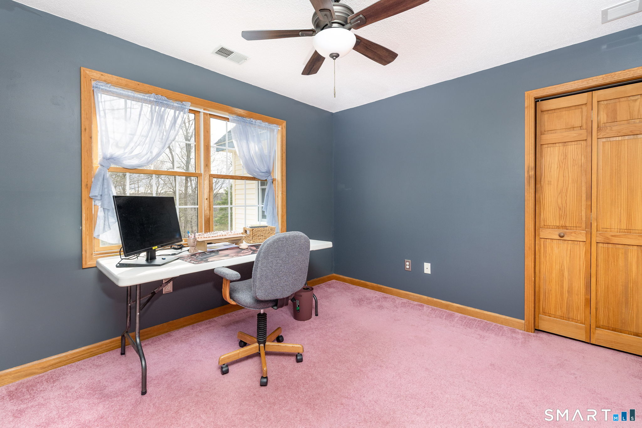 85 Salem Road East Haddam, CT 06415 - Photo 31 of 39 a view of a workspace with furniture and a window