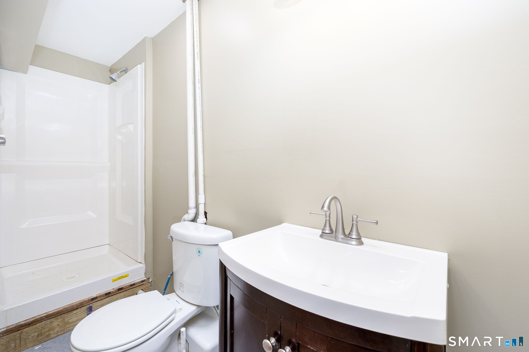 85 Salem Road East Haddam, CT 06415 - Photo 36 of 39 a bathroom with a sink a toilet and shower