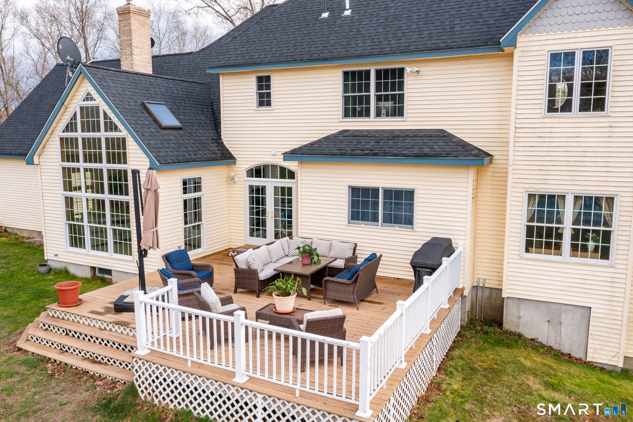 85 Salem Road East Haddam, CT 06415 - Photo 8 of 39 a view of a house with a patio and a yard