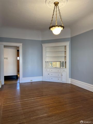 a view of a hallway with entryway